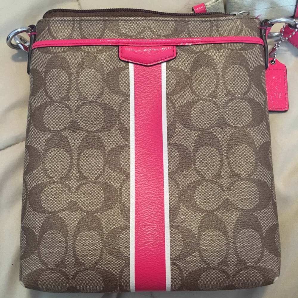 Coach cross body satchel
